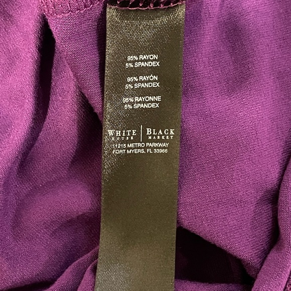 White House Black Market *New With Tags* Long Sleeve Top. Size M - Picture 6 of 7